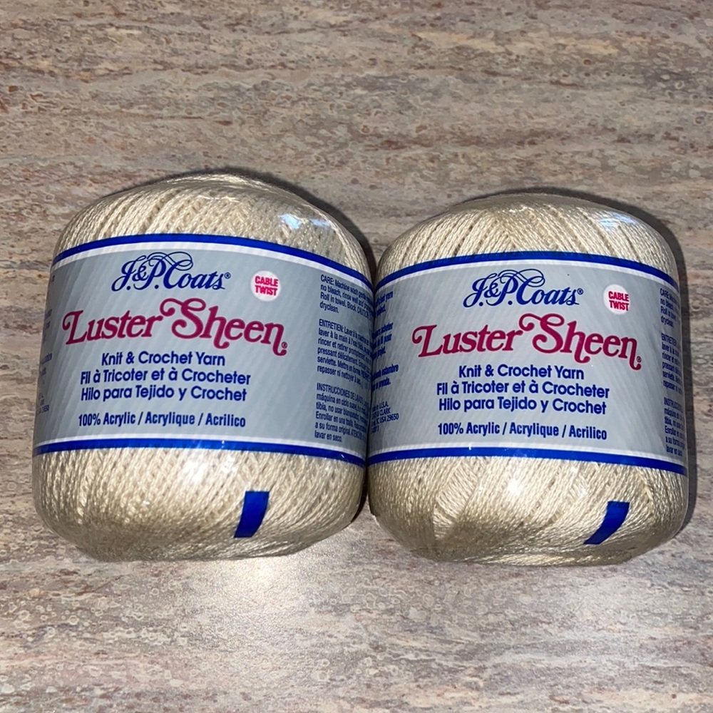 NEW Acrylic Yarn (set of 2)